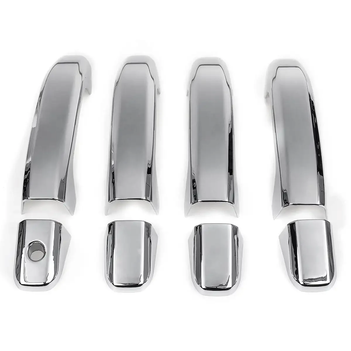 8pcs Set Car Exterior Door Handle Covers Chrome For Chevy Silverado 1500 2500 3500 for GMC 2014 2015 2016 2017 2018 2019