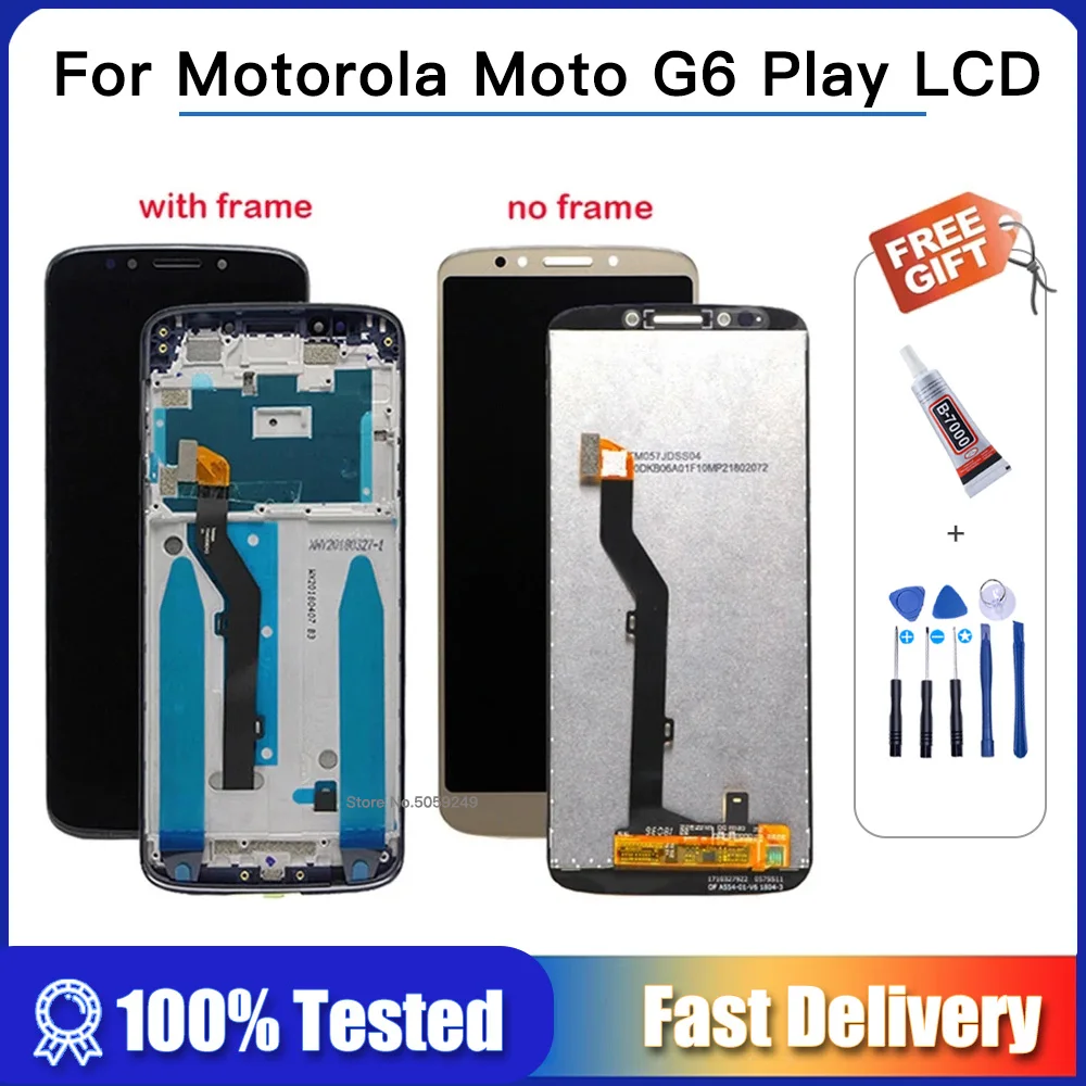 Original lcd screen For Motorola Moto G6 Play Display with frame Touch digitizer assembly XT1922 XT1922-3 XT1922-4 XT1922-5