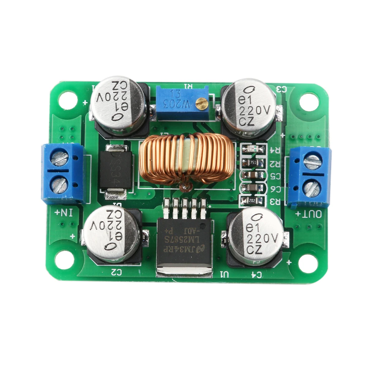 

Boost Module .5 30V to 4.0 30V 5A Step Up Regulator Voltage Lm2587 Converter Converter 3A Continuous 3.8x5.2x2.0cm