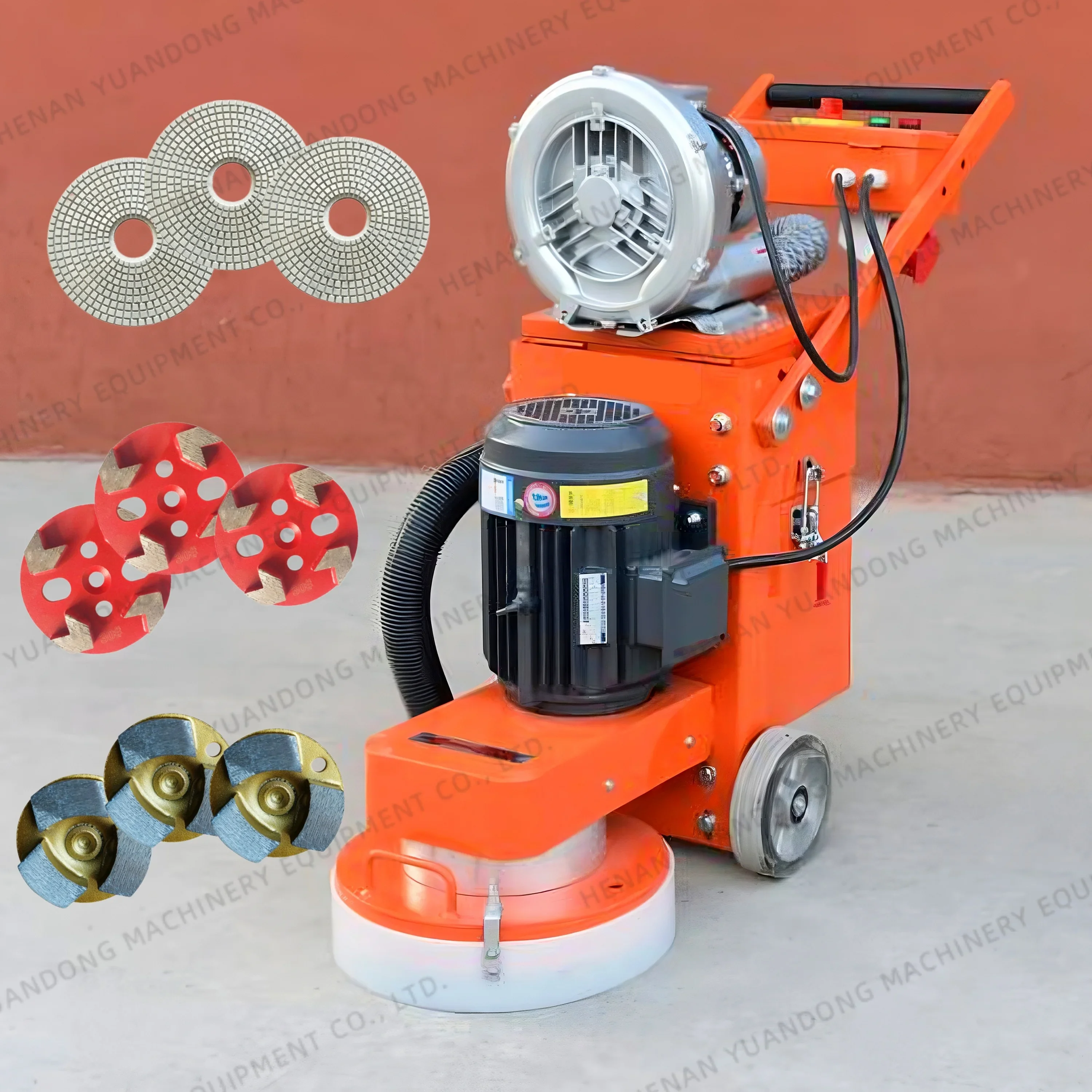 220V Floor Polishing Machine Gasoline Epoxy Terrazzo Floor Smoothing Machine On Sale