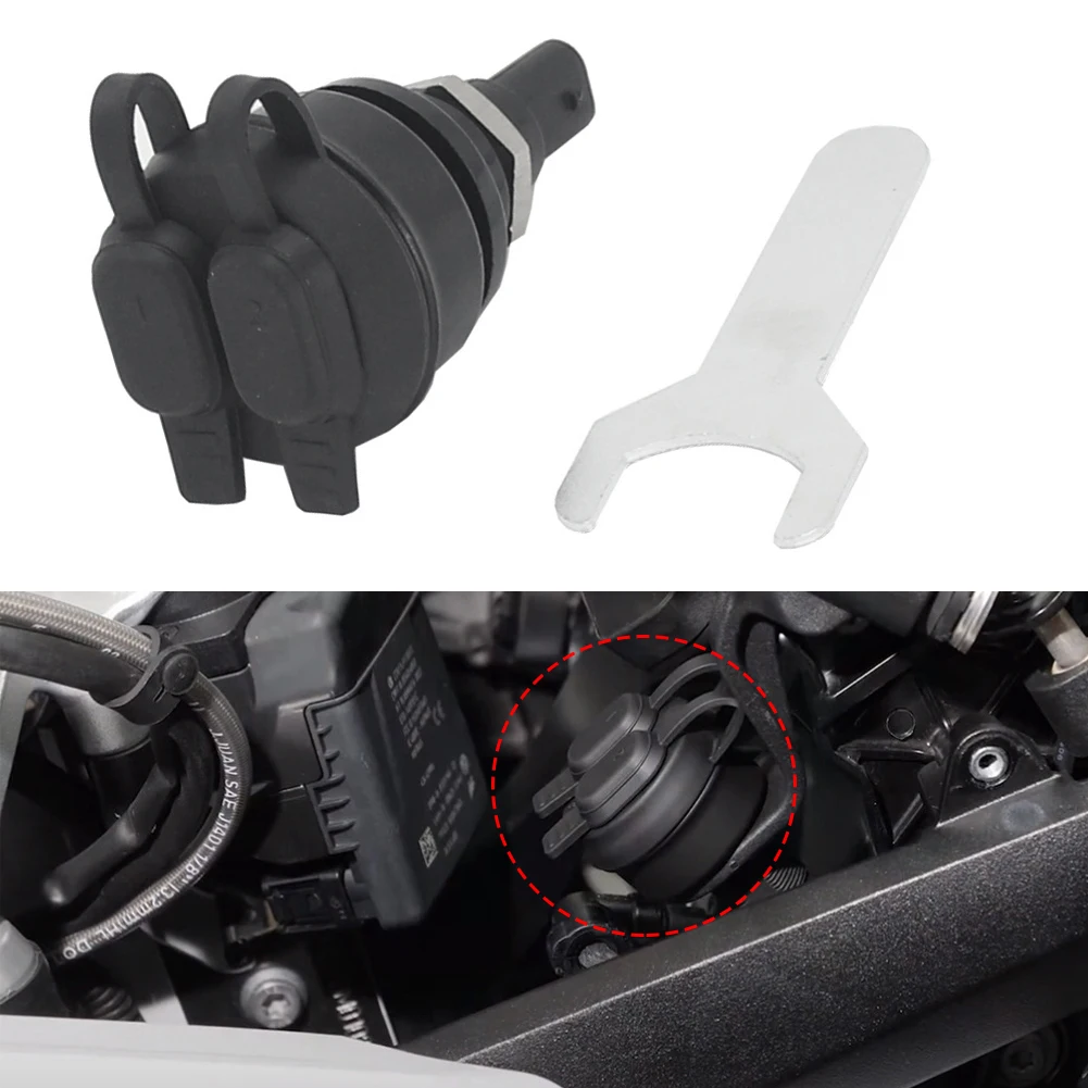 

Motorcycle Dual USB Charger Power Adapter Socket USB Charging Socket For BMW For F900R For R1250GS For S1000XR