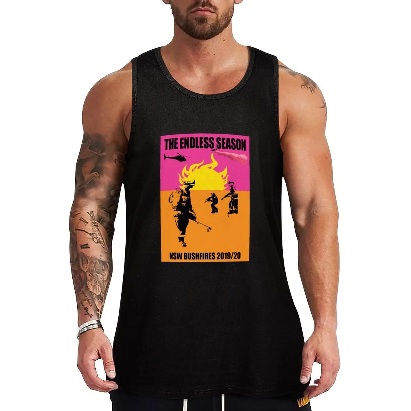 The Endless Season Tank Top Street Style Casual Tank Top Urban Sleeveless Top