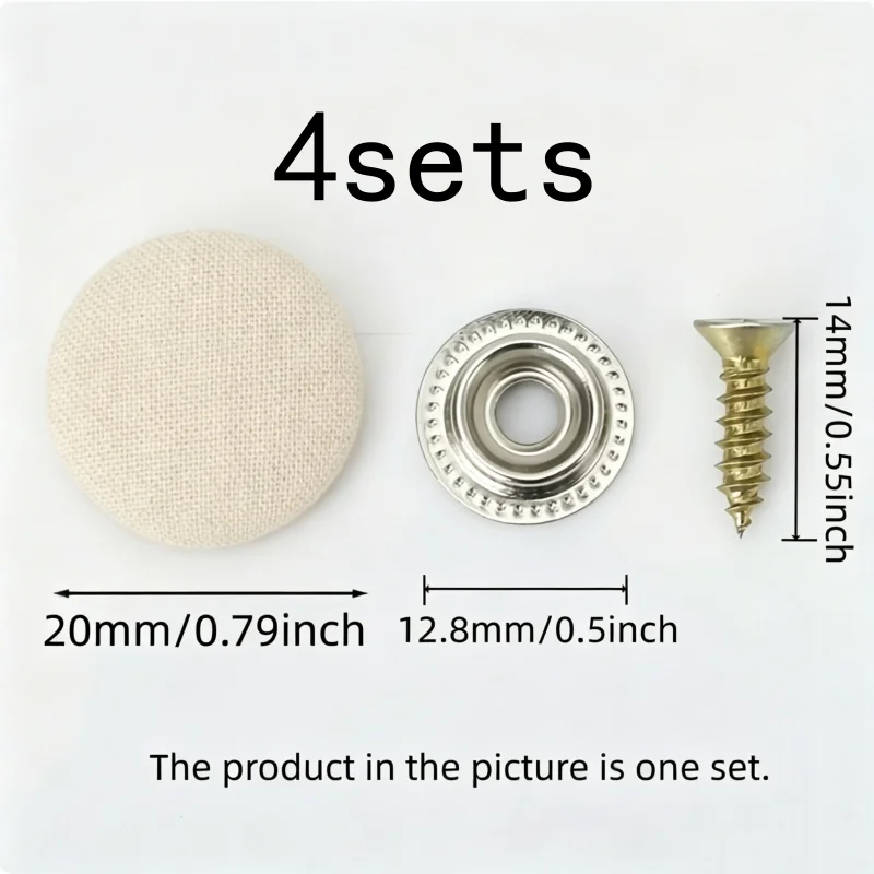 4 pcs Car Headliner Clips, One-Screw Twist Lock for Car Roof Sagging Repair, Multipurpose, Versatile