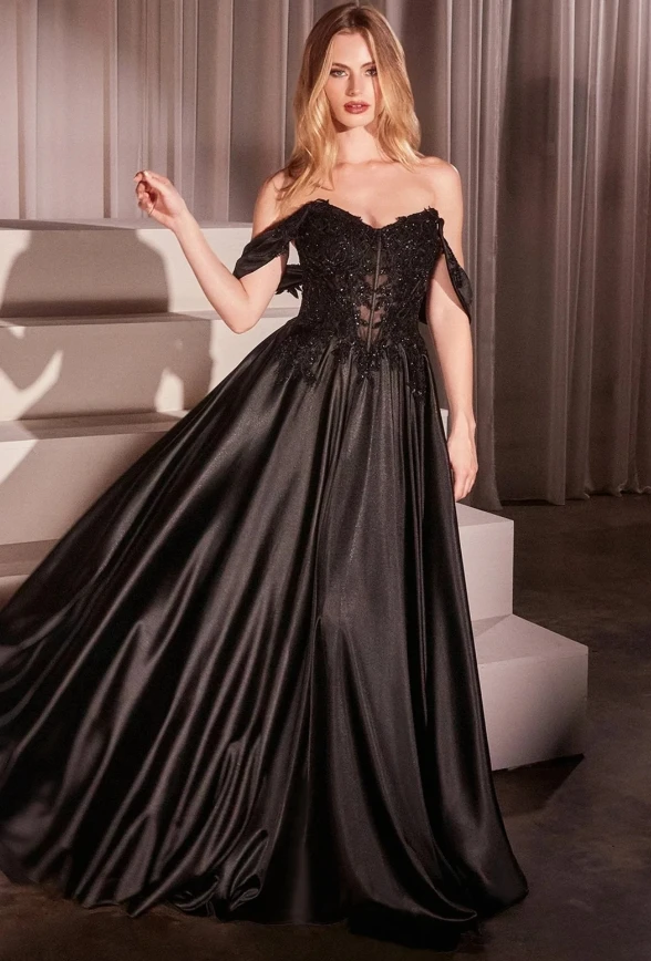 فستان الأم الأنيق على شكل حرف A مع الزهور