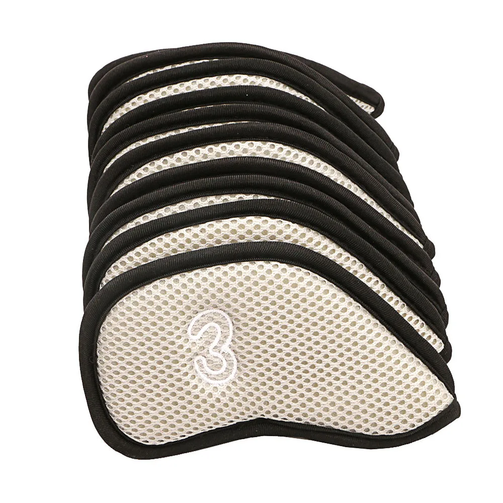 

Head Cover 3,4,5,6,7,8,9,P,S,A With Number Design Golf Putter Accessories Golf Iron Covers Set Golf Club Cover Golf Headcovers