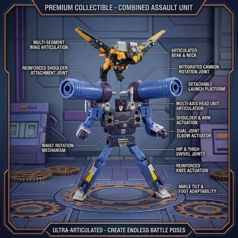 【In Stock】Transformation Robot MP-15 MP-16 MP15 MP16 Rumble Ravage Frenzy Cassette G1 MP Scale 100% Original Toys Figure Gift - view 6