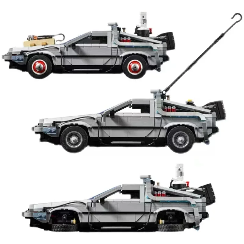 2024 NEW Back to the Future Time Machine Compatible 10300 Building Blocks Technical Car Bricks Construct Toys For Children Gifts