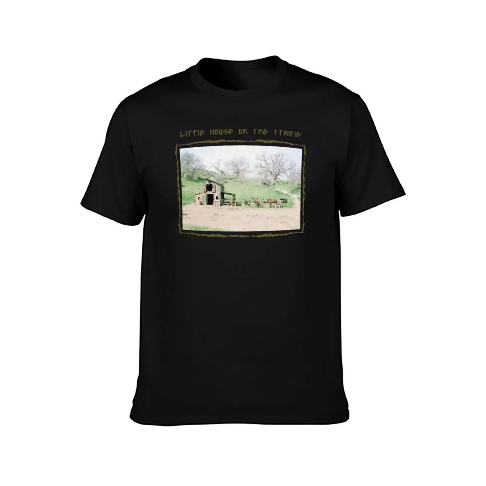 Little House on the Prairie Barn T-Shirt t shirts for man cotton funny T-Shirt