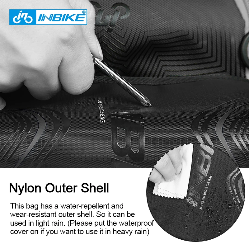 Inbike Fiets Frame Bag Grote Capaciteit Rugzak Stuur Front Bag Bike Pocket Fietsen Case Houder Ultralight Fiets Accessoires