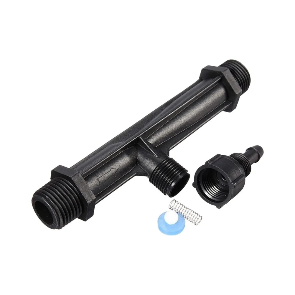 3 Pack Venturi Injector 1 Inch for Continuous Nutrient Supply in Drip Lines and Garden Sprinkler Distribution Systems