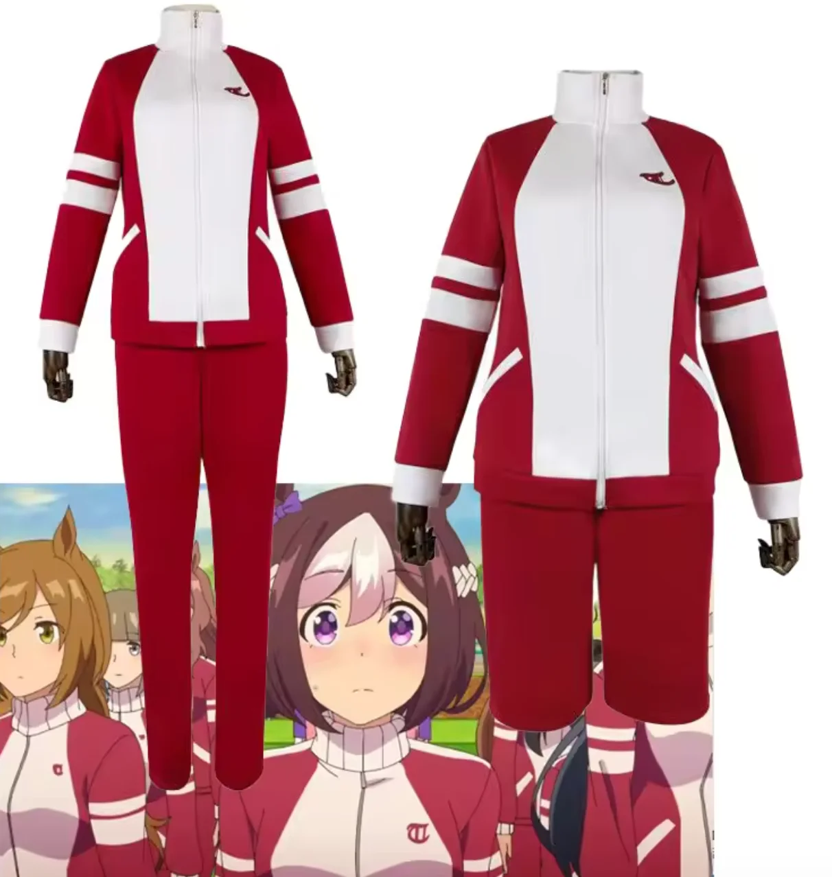 Anime Uma Musume Pretty Derby Cosplay Kostüm Silence Suzuka Special Week Schuluniform Damen Sportbekleidung Halloween Party Set