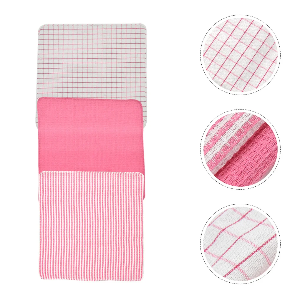 

6 Pcs Absorbent Tea Towel Set Towels For Kitchen Dish Cloth Advanced Dishwashing Cloths Cotton Yarn Dishcloths
