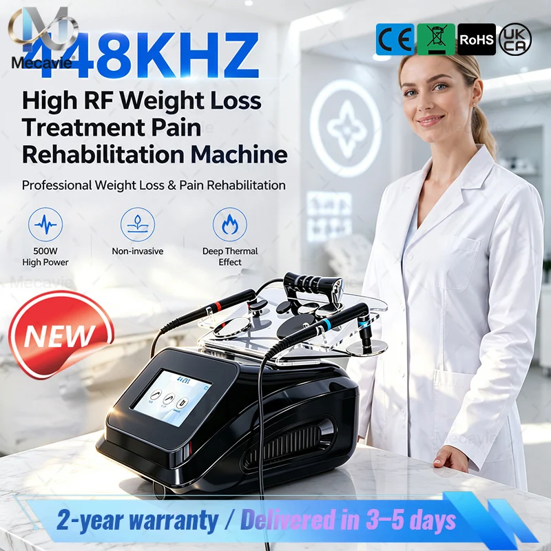 Hot Selling 448Khz High Frequency Tecar Physiotherapy Instrument Multi Function Res Cap Jmd Technology Deep Thermal Therapy Soot