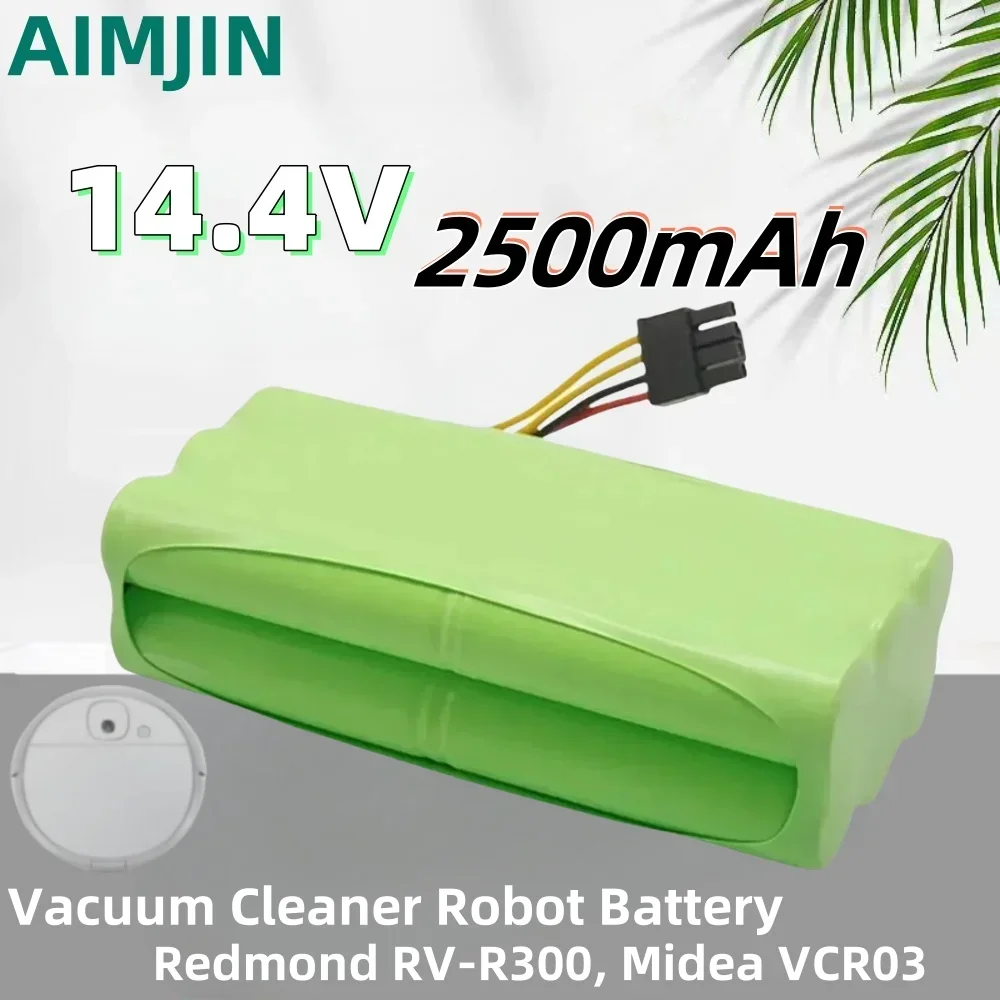 14.4V 2500mAh Ni-MH 14.4 V AA Ni-MH Bbattery for X600 ZN605 ZN606 ZN609 and Robot Sweeping Robot Batteries