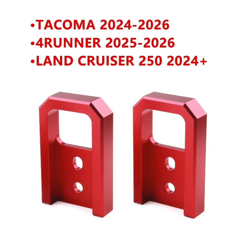 

Car Trailer Hitch Tow Hooks Bumper Bar Towing Trailer Hook Metal Trailer Hook Kit For Tacoma 2024- 2026 For 4Runner 2025-2026