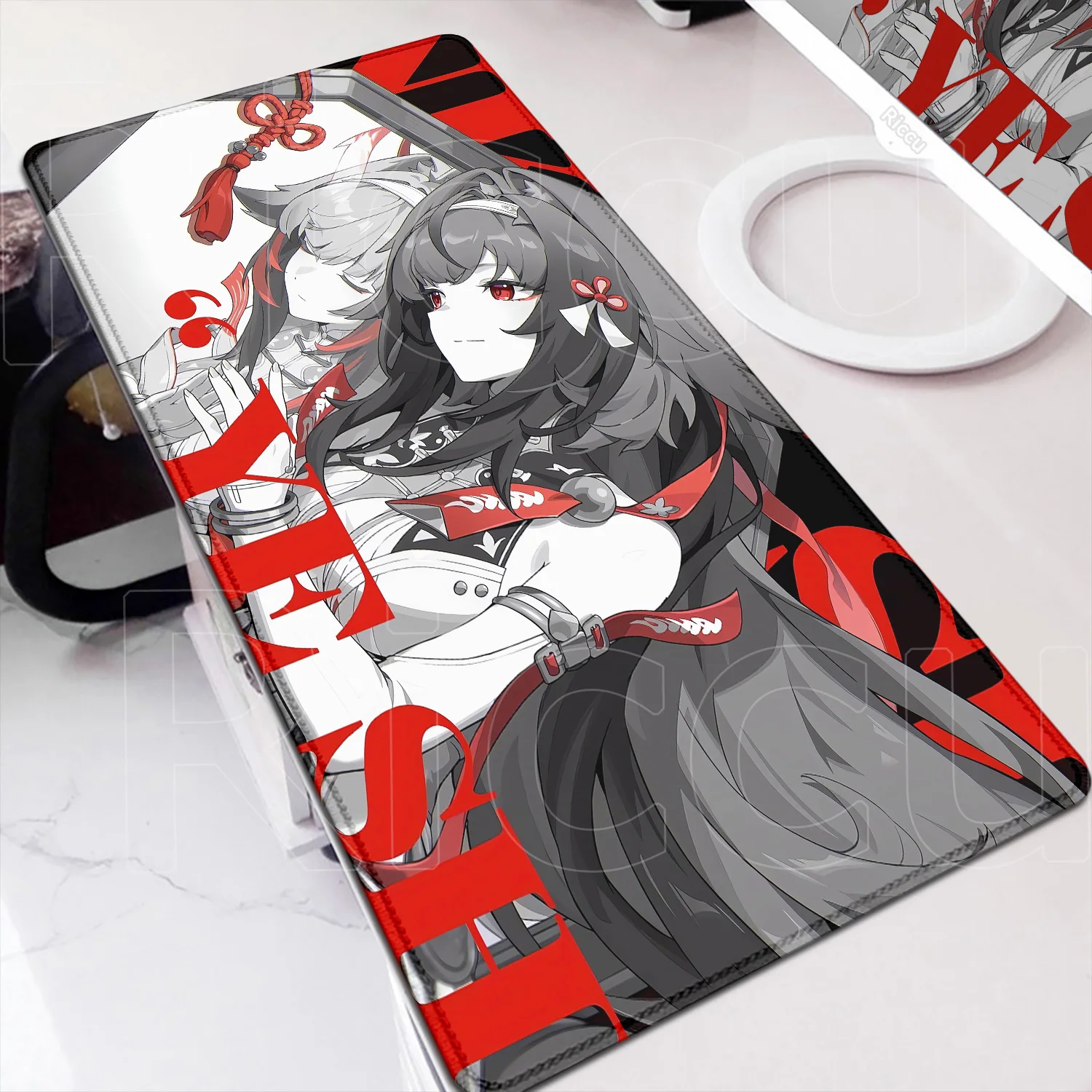 

HD Zenless Zone Zero Mouse Pad ZZZ Ellen Zhu Yuan Miyabi Jane Yanagi Lycaon Ye Shunguang Large Game Rubber LockEdge Keyboard Mat