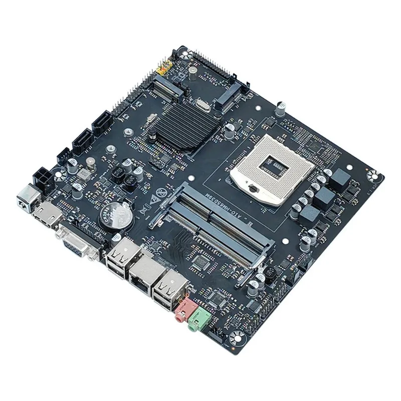 HM65 all-in-one computer main board DDR3 memory with COM interface ITX industrial control main board DC12V-19V power supply