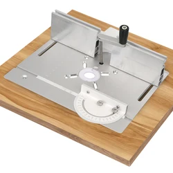 Router Table Insert Plate Multifunctional Trimming Engraving Table, Aluminium Insert Plate Woodworking Benches Router Flip Plate