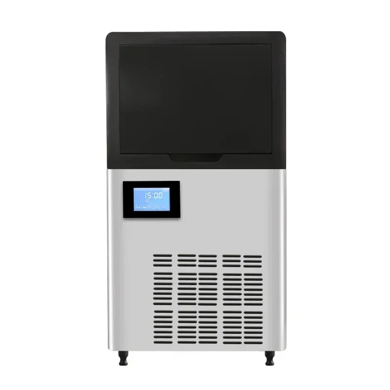 Spraying Mini 25kg Square Commercial Ice Maker Stainless Steel Ice Cube Maker Machine 55lb Ice Making Machine Hot sales