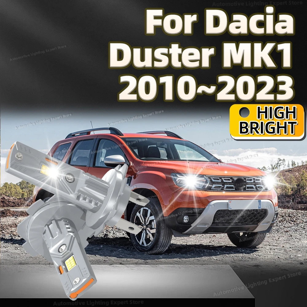

2 шт. светодиодные фары Canbus, автомобильные лампы безвентилятора 30000LM, супер яркие лампы для Dacia Duster MK1 2010-2023 2011 2012 2013 2014
