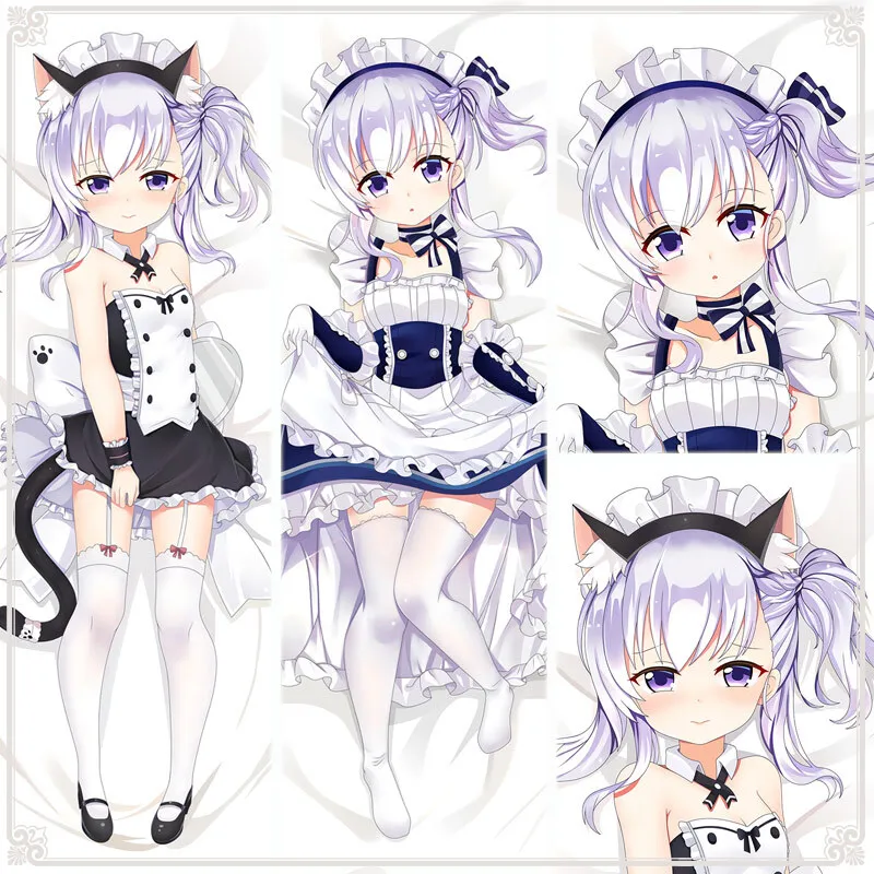 Anime Azur Lane HMS Belfast 2WAY Dakimakura Hing Body Case Otaku Cushion Pillow Cover