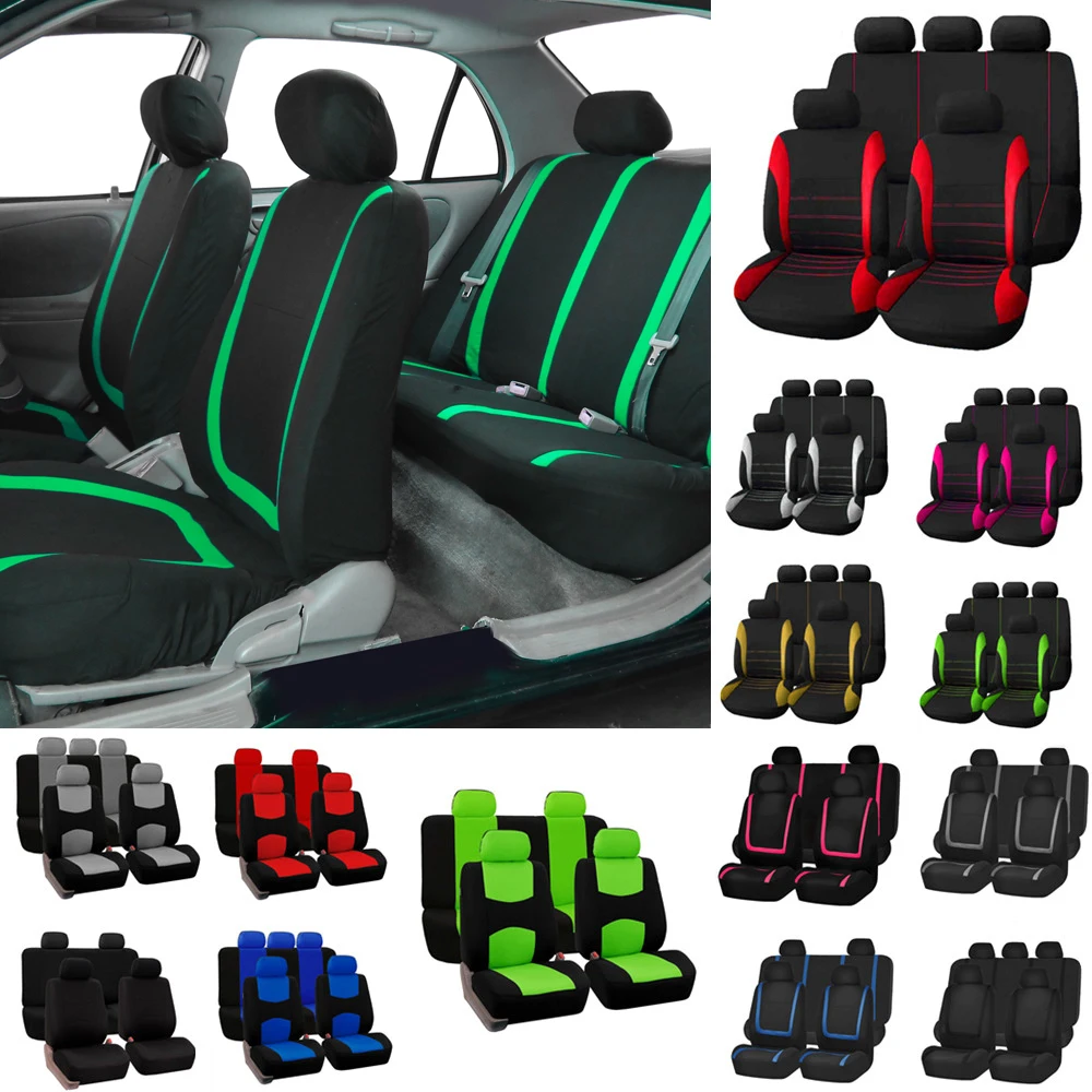 2/5Seats Car Seat Covers For BYD F0 F3 F6 G3 G6 S6 Auto Chair Front Rear Back Cushion Protector 4 Season Accessories Interior