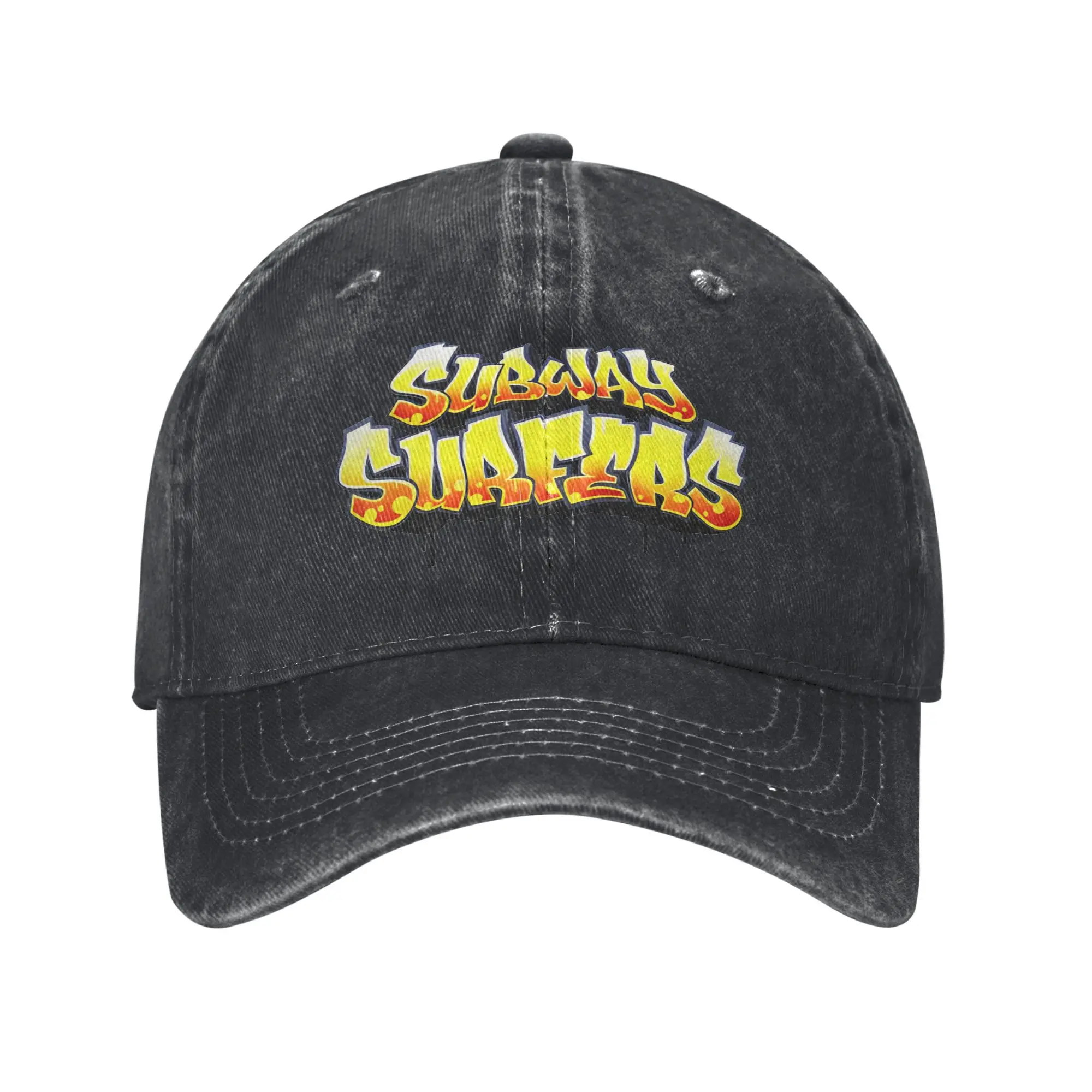 Unisex Subway Surfers funny game  Cap Merch Baseball Caps Vintage  Trucker Hat Adjustable