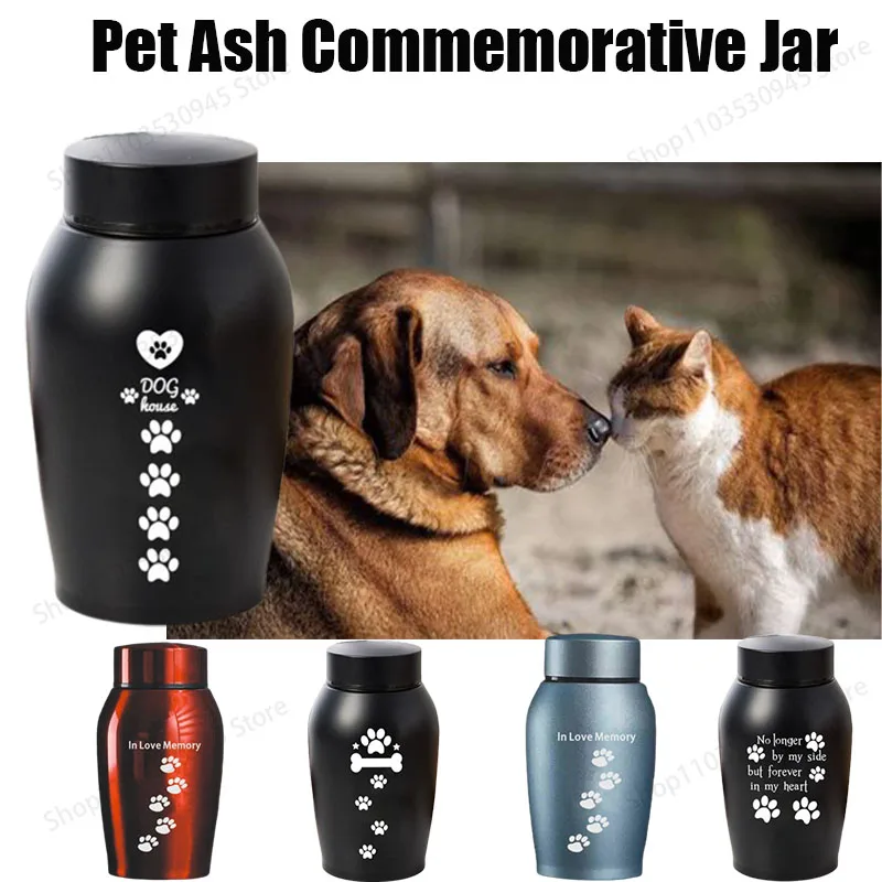 

Cremation Memorial Urn Memorable Loose Memorial Pets Gift Burial Cremation Urn Storage Pet Urns for Dogs Ashes Retain Memories