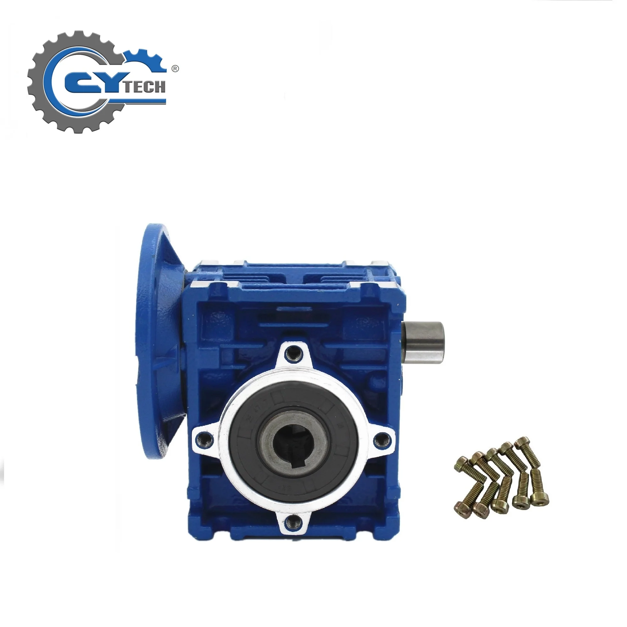 Worm Gear Reducer Gearboxes  CYRV30-VS Input 9/11mm Output 14mm Ratio 5:1/80:1 Worm Gear Tin Bronze Free Maintenance