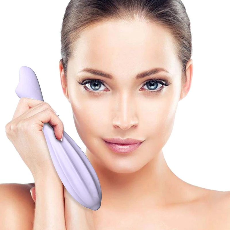Facial Massage Roller Stick Silicone Face Massage Tool Skin Care Reduce Tiredness For Women Face Massager Shapes Face Curve Gift image 4