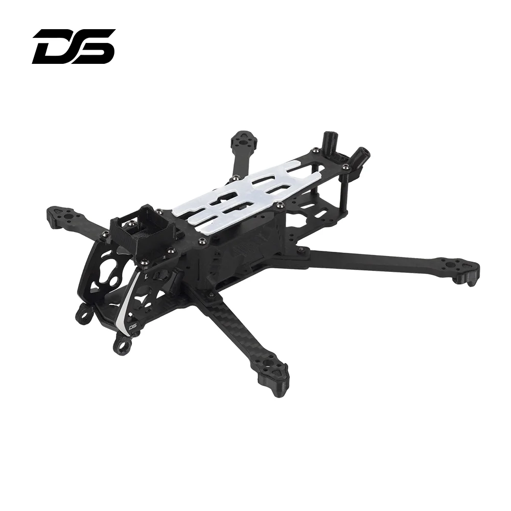 DeepSpace ROC 4 4-Inch FPV Drone Frame | DC-Type Carbon Fiber Long Range Quadcopter Frame |  Wheelbase DJI O4 Pro Compatible