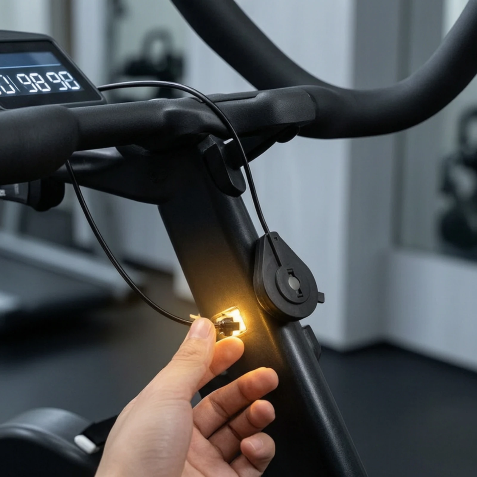 Câble de remplacement pour capteur de vélo d'appartement, capteur de vélo d'intérieur durable et léger pour salle de sport à domicile