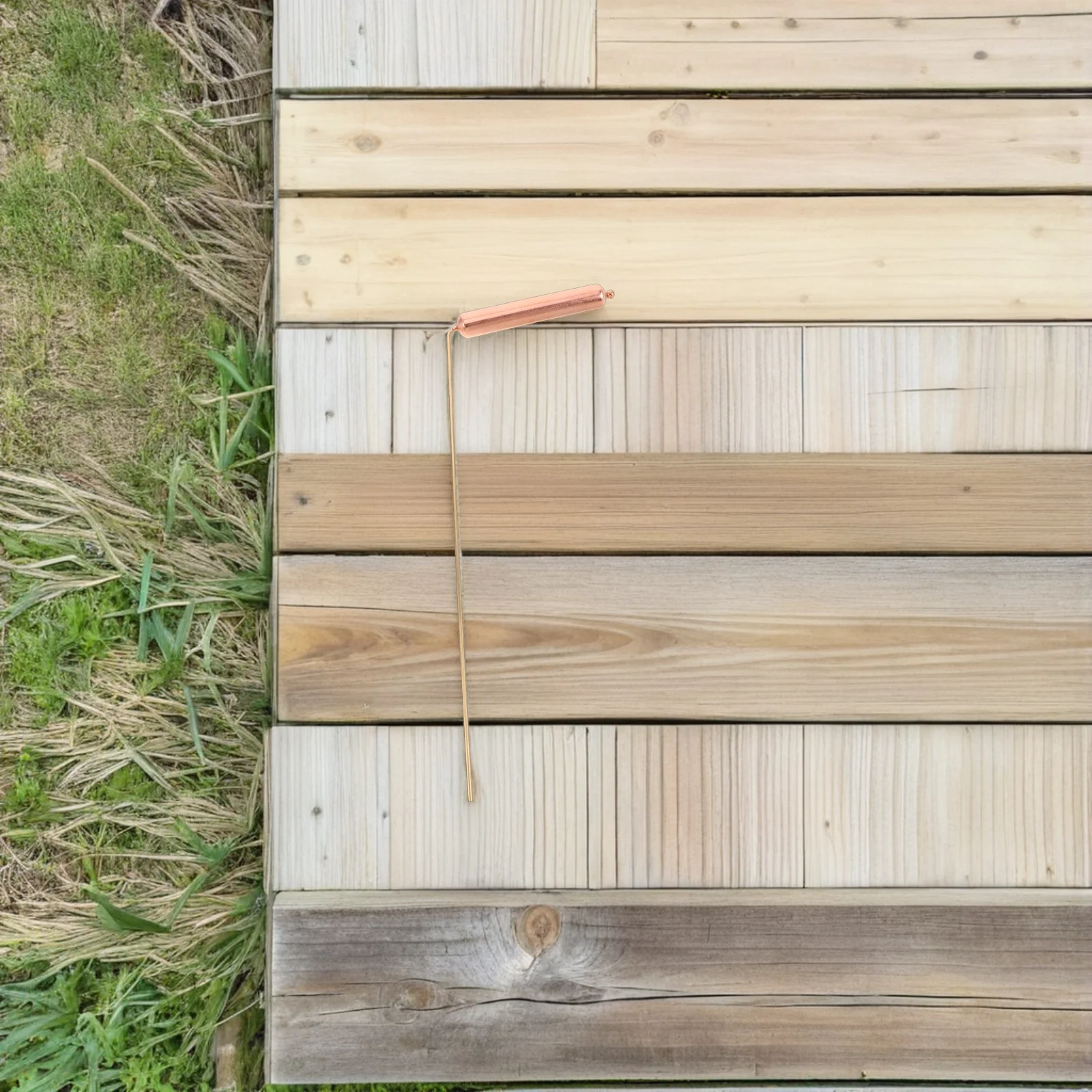 

2pcs Copper Dowsing Rods 99 Pure High Precision Ghost Hunting Water Divination Gold Locating Positioning Tool Spiritual Sticks