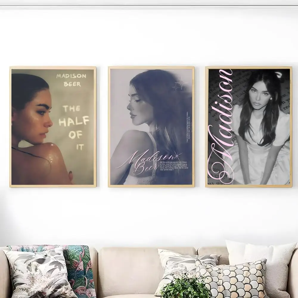 ملصق المغني M-Madison Beer ملصقات جدارية جمالية عالية الجودة لديكور غرفة المعيشة #2