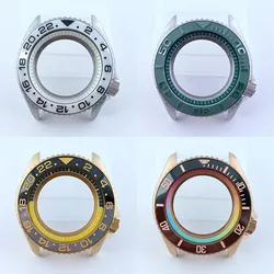 NH35 Case 42mm Men's Watches Steel Black Case FIT NH35 NH36 Movement Case Watch Accessories Sapphire Glass 22mm Band NH35 Dial