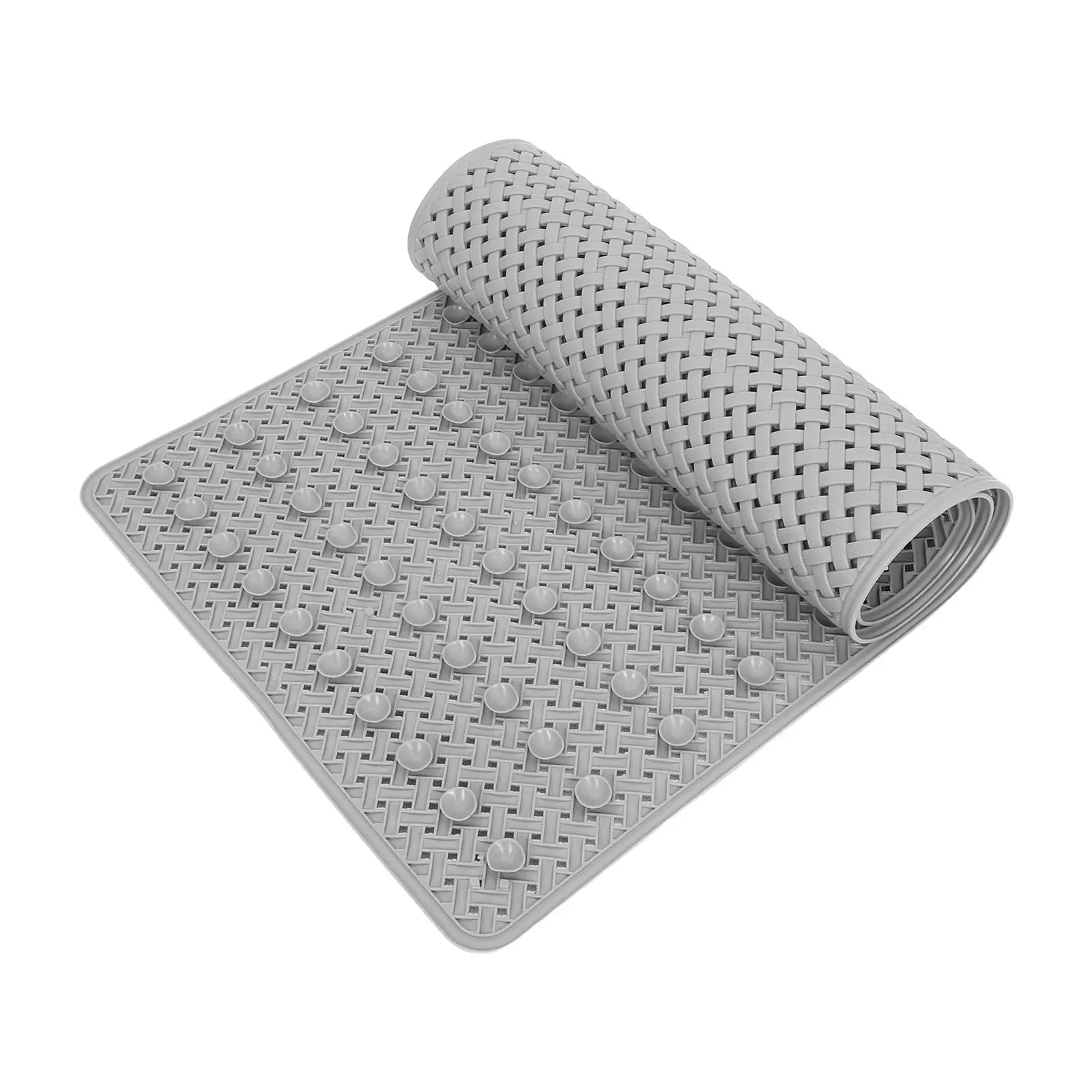 

Bath Mat Non Slip Deep Gray Soft Material Non Skid Tub Mat Shower Safety Pad for Bathtub Quick Drying Washable Anti Slip Bath