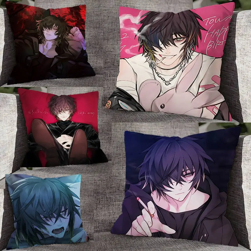

Slow Damage Towa Pillow Case For Sofa Decor Car Office Room Printing Cushion Cover Decorations and Protector