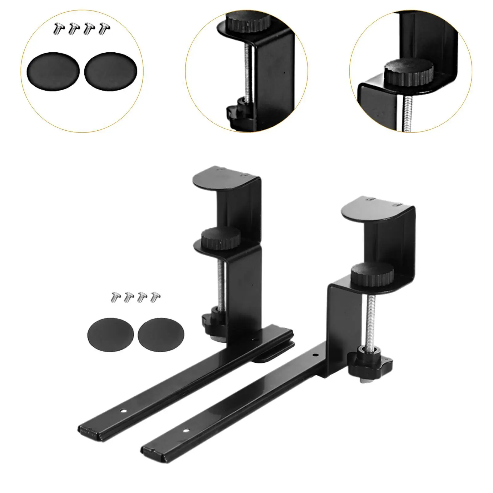 1 Pcs Punch-free Table Tray Desk Fork Storage Rack Tableware Holder Drawer Tray Desktop Slide Clip for Kitchen Bedroom Storage