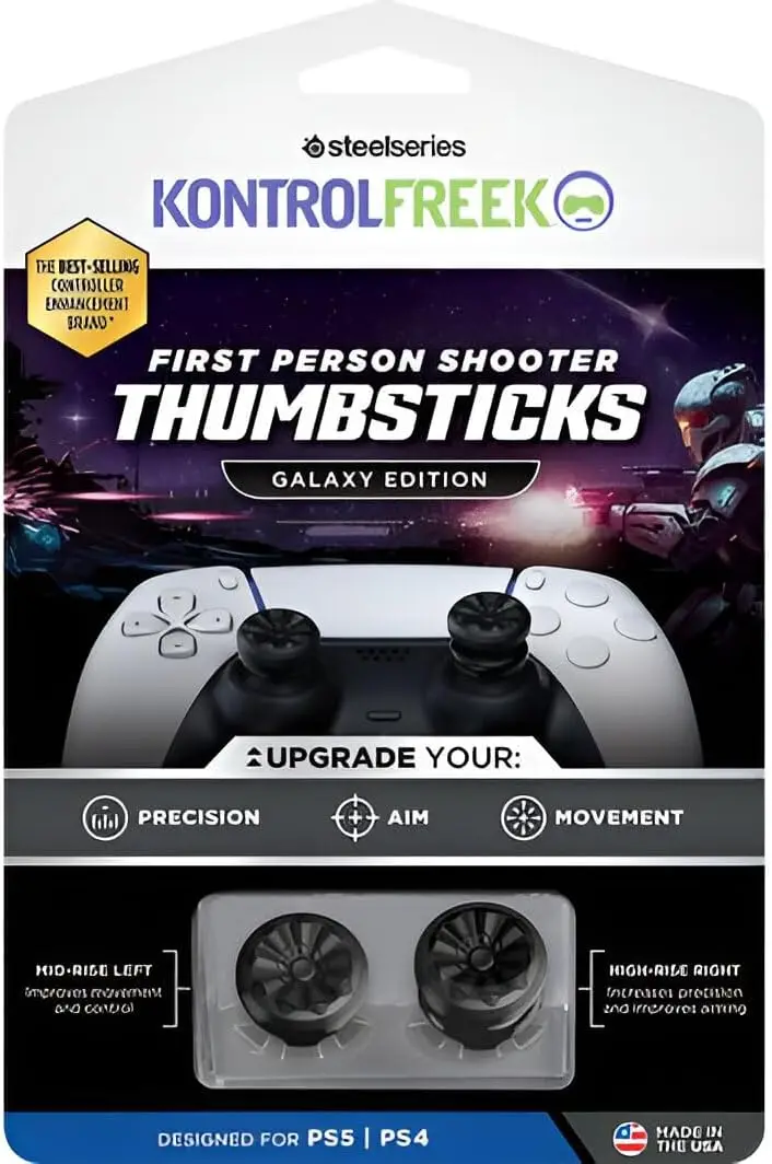 Freek Galaxy FPS для Playstation PS4 Высоковой аналоговый джойстик PS5 Контроллер-джойстик Performance Command Stick Game Силиконовый колпачок
