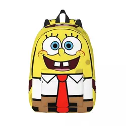 Laptop tasche Schwammkopf robuste Schulter SpongeBob Jungen Geburtstag verstellbarer Riemen Kindergarten Tasche im Freien