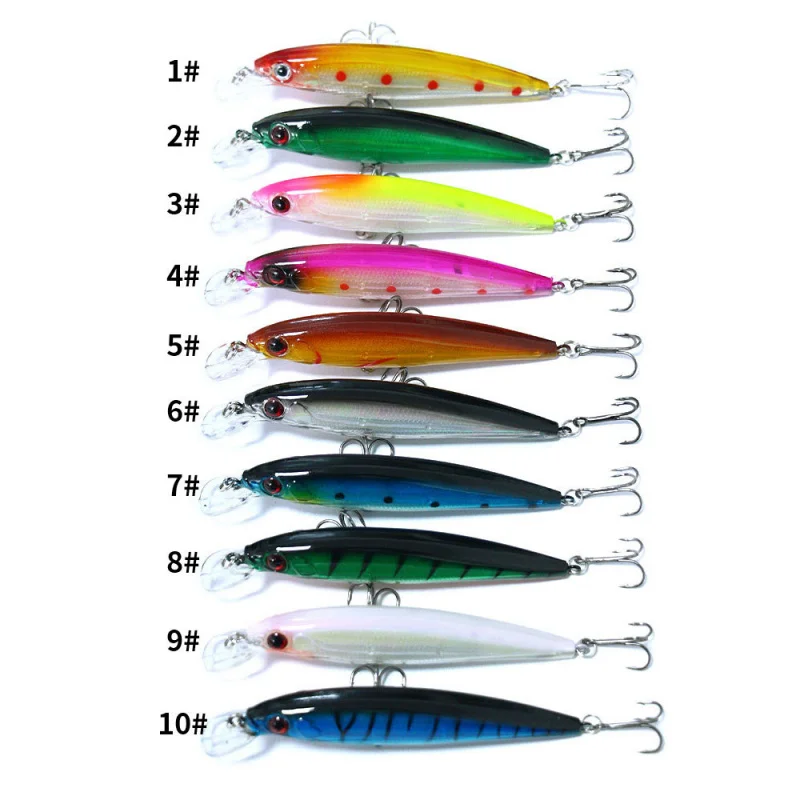 Bionischer Angelköder in 20 Farben, 11cm/13,4g, Mehrfarbiges Angelzubehör, Künstliche Köder zum Angeln