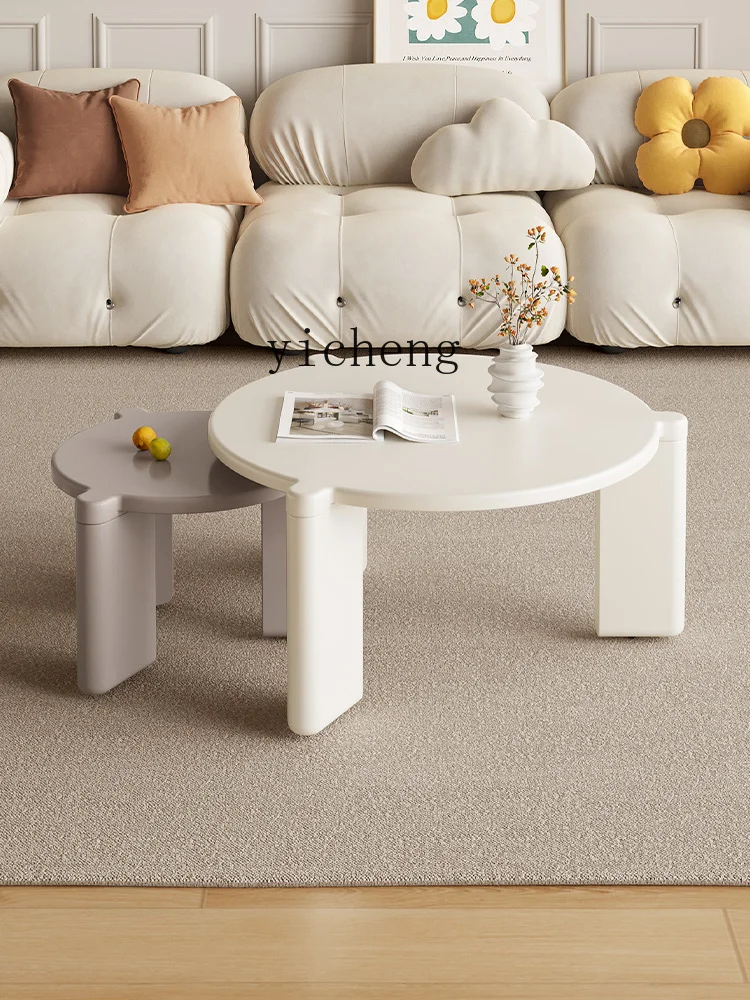 YY Living Room Tea Table Small Apartment Home Small Table Balcony Small Coffee Table