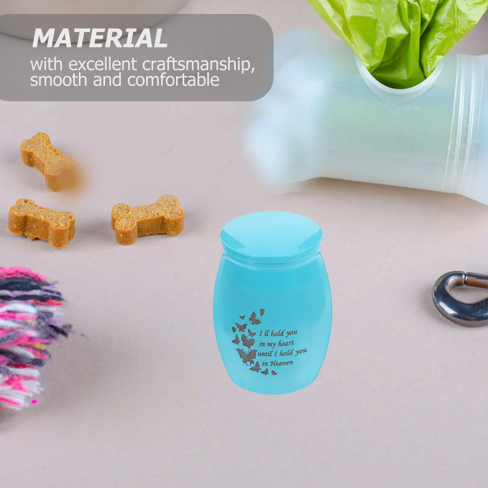 

Small Stainless Steel Pet Ashes Urn Keepsake Box Strong Lid Sealed Memorial Container for Cremation Ash Storage