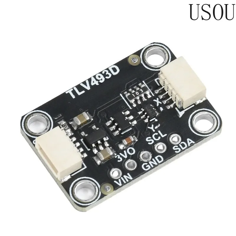 TLV493D Triple-Axis Magnetometer Sensor Module Compatible with STEMMA QT Qwiic I2C Interface For Arduino Magnetic Adapter