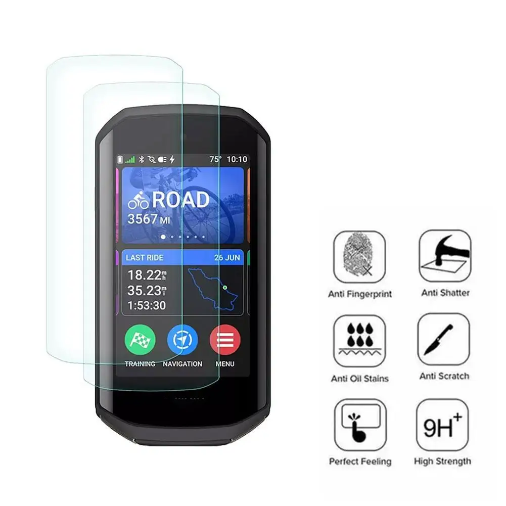 Protecteur d'écran ultra clair mince pour Garmin Edge 1050, compteur de vitesse GPS de vélo solaire, film hydrogel réparable en TPU souple, pas Gl Q6H2