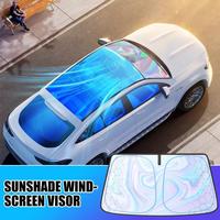 5-Layer Windshield Sun Shade Cover For Car Sun Protection Curtain Sunshade Foldable Storage Universal For Sedan Suv Mpv