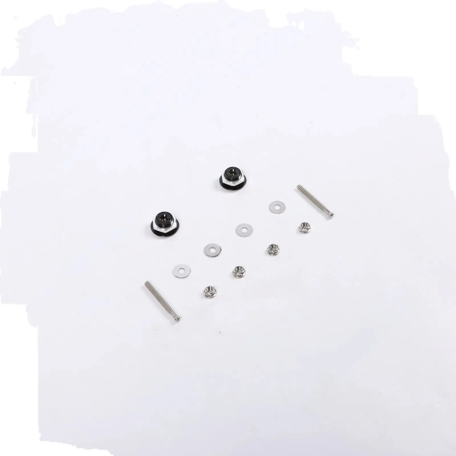 

2 шт., быстроразъемные штифты для капота, защелка, зажим для замка капота для универсального бампера, черные детали двигателя