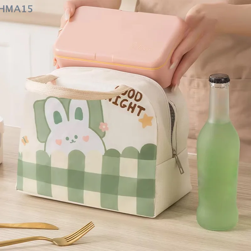 Oxford Cloth Cartoon Stereoscopic Lunch Bag Thermal Bag Portable Tote Food Small Cooler Bag Lunch Box Accessories Thermal Bag