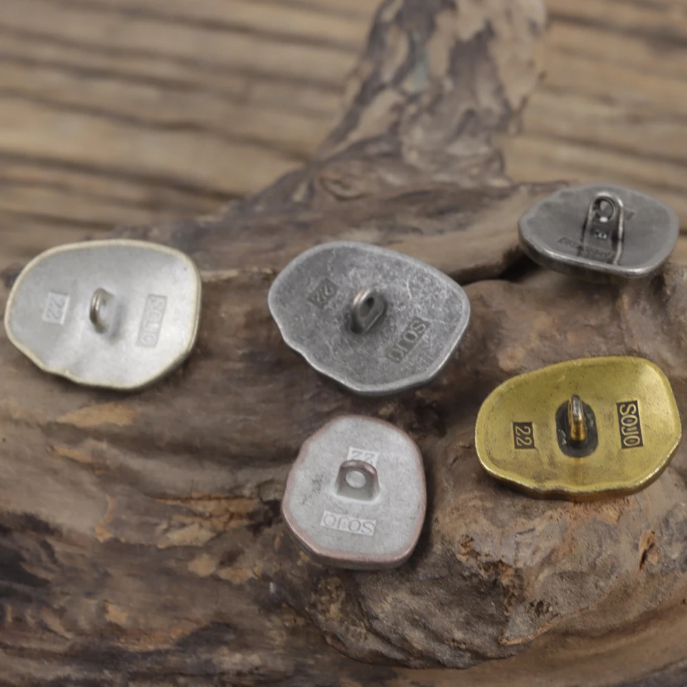 셔츠/코트/드레스, 추상 디자인, 블랙/청동/주석, 독특한 바느질 단추에 대 한 10pcs 18/25mm 예술적 초상화 금속 단추