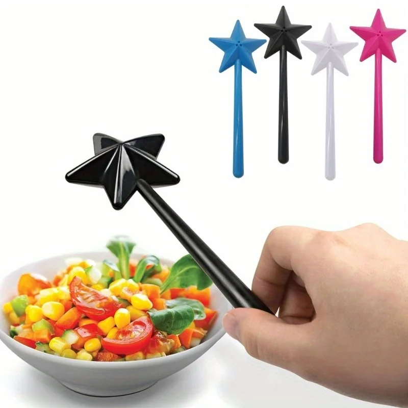 1pc Star Pepper Seasoning Magic Wand Creative Kitchen Black Pepper Seasoning Small Tool